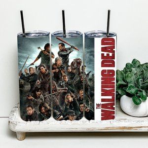Walking Dead 20oz Tumbler With Metal Straw
